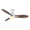 Globo - LED Stmívatelný stropní ventilátor LED/22W/230V 3000/4500/6000K + dálkové ovládání
