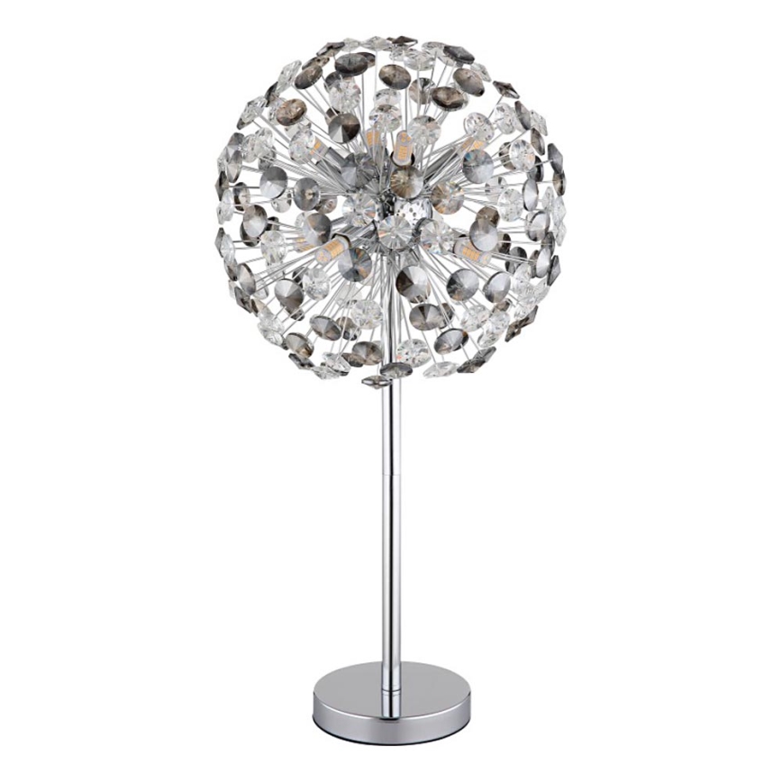 Globo - LED Stolní lampa 8xG9/3,5W/230V lesklý chrom