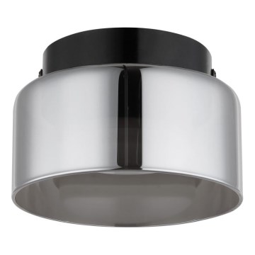 Globo - LED Stropní svítidlo 1xGX53/6W/230V pr. 13 cm kouřová/černá