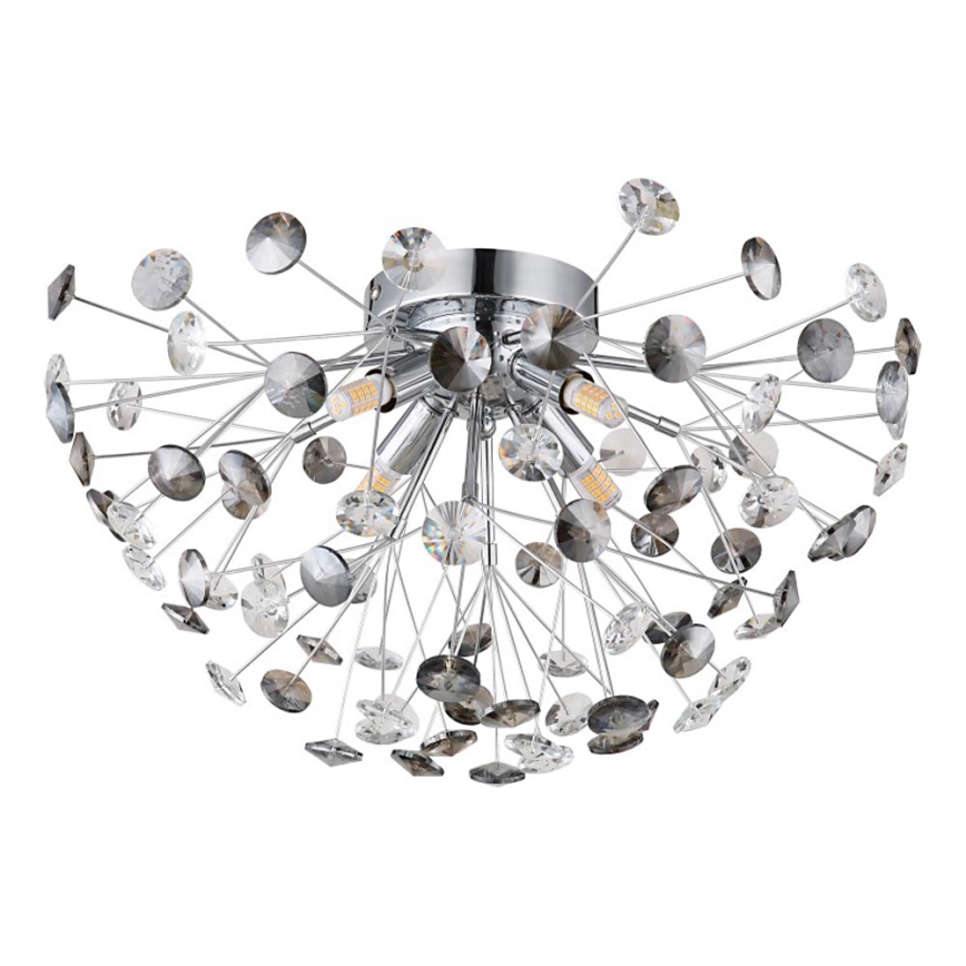 Globo - LED Stropní svítidlo 4xG9/3,5W/230V pr. 45 cm lesklý chrom