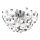 Globo - LED Stropní svítidlo 4xG9/3,5W/230V pr. 45 cm lesklý chrom