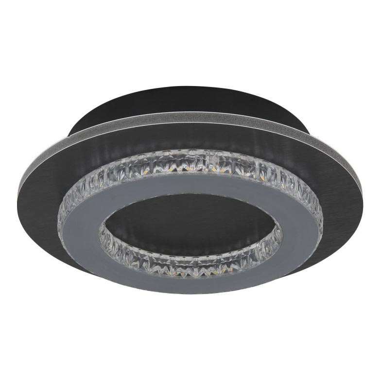 Globo - LED Stropní svítidlo LED/12W/230V 3000/4000/6500K pr. 20 cm antracit