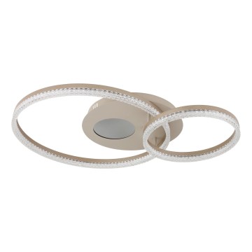Globo - LED Stropní svítidlo LED/30W/230V 3000K 70x50 cm béžová