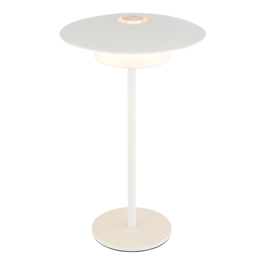 Globo - LED Venkovní nabíjecí dotyková stolní lampa LED/3W/3,7V 1800/2700/3000K IP44 1800 mAh bílá