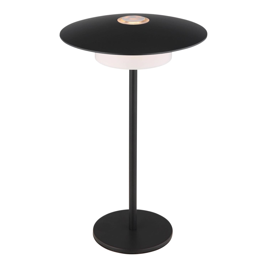 Globo - LED Venkovní nabíjecí dotyková stolní lampa LED/3W/3,7V 1800/2700/3000K IP44 1800 mAh černá