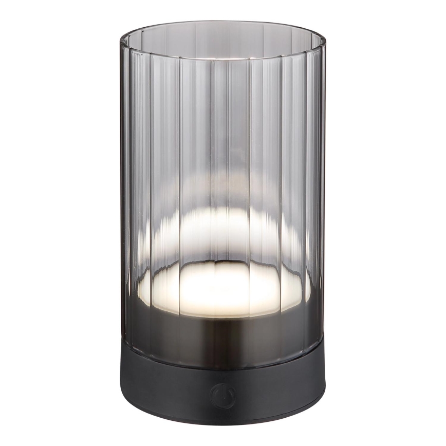 Globo - LED Venkovní stmívatelná nabíjecí dotyková stolní lampa LED/2W/3,7V 2700/4000/6500K 1200mAh IP44 šedá