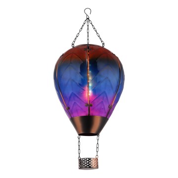 Globo - LED Závěsná solární dekorace 24xLED/0,2W/3V IP44 létající balón