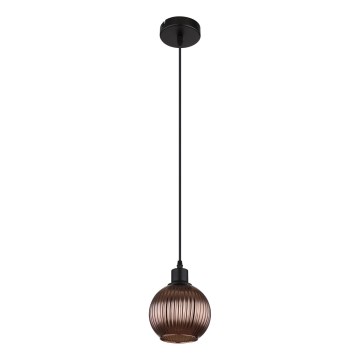 Globo - Lustr na lanku 1xE27/25W/230V pr. 15 cm měď