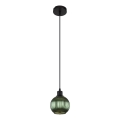 Globo - Lustr na lanku 1xE27/25W/230V pr. 15 cm zelená