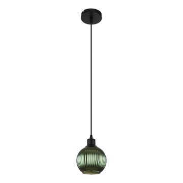 Globo - Lustr na lanku 1xE27/25W/230V pr. 15 cm zelená