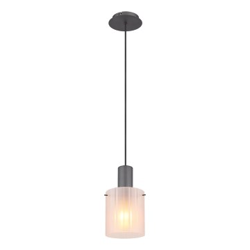 Globo - Lustr na lanku 1xE27/40W/230V pr. 18 cm bílá