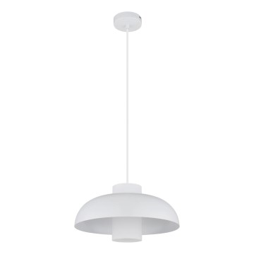 Globo - Lustr na lanku 1xE27/60W/230V bílá