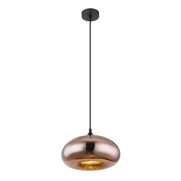Globo - Lustr na lanku 1xE27/60W/230V měděná