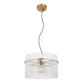 Globo - Lustr na lanku 1xE27/60W/230V pr. 40 cm zlatá