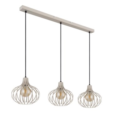 Globo - Lustr na lanku 3xE27/40W/230V béžová
