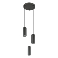 Globo - Lustr na lanku 3xGU10/25W/230V černá