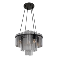 Globo - Lustr na lanku 5xE27/60W/230V černá