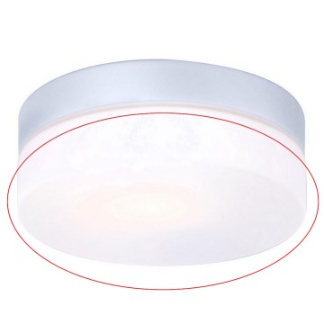 Globo - Náhradní sklo ke stropnímu svítidlu VRANOS E27 stříbrná pr. 18,4 cm