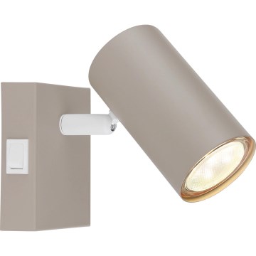 Globo - Nástěnné bodové svítidlo 1xGU10/35W/230V béžová