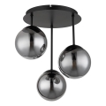 Globo - Přisazený lustr 3xE14/25W/230V černá