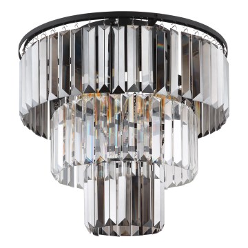 Globo - Přisazený lustr 3xE27/40W/230V pr. 40 cm černá