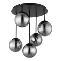 Globo - Přisazený lustr 5xE14/25W/230V černá