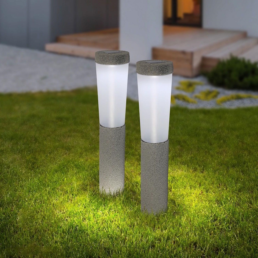 Globo - SADA 2x LED Solární svítidlo LED/0,1W/3V 6000K IP44 400 mAh