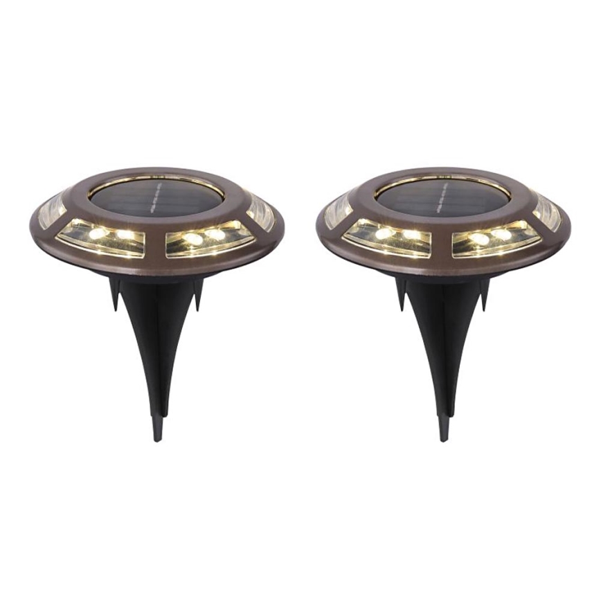 Globo - SADA 2x LED Solární svítidlo LED/0,72W/3V 3200K IP44 300 mAh