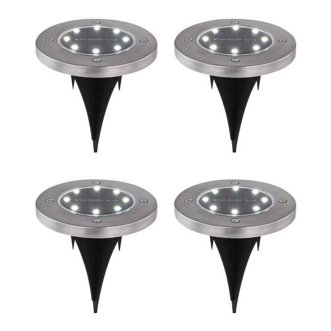 Globo - SADA 4x LED Solární svítidlo LED/0,1W/3V IP44 300 mAh