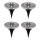 Globo - SADA 4x LED Solární svítidlo LED/0,1W/3V IP44 300 mAh