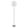 Globo - Stojací lampa 1xE27/40W/230V bílá/matný chrom