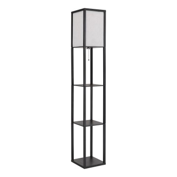 Globo - Stojací lampa 1xE27/60W/230V černá