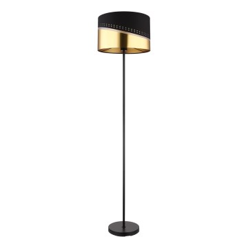 Globo - Stojací lampa 1xE27/60W/230V pr. 35 cm černá/zlatá