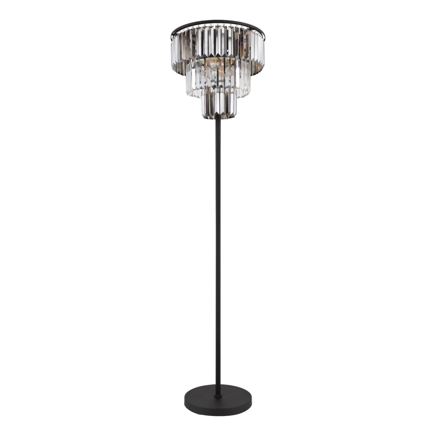Globo - Stojací lampa 3xE27/40W/230V pr. 40 cm černá
