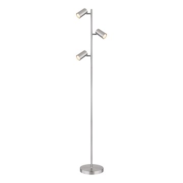 Globo - Stojací lampa 3xGU10/5W/230V matný chrom