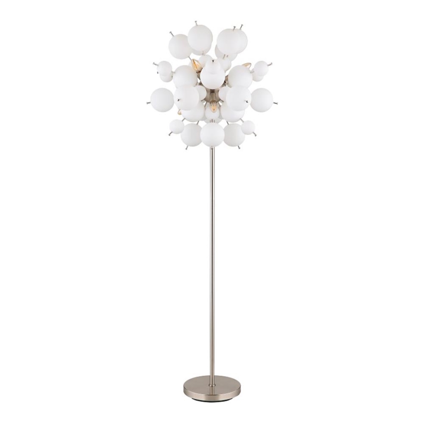 Globo - Stojací lampa 6xE14/25W/230V bílá