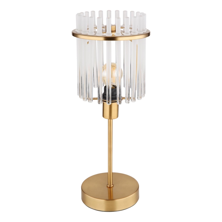 Globo - Stolní lampa 1xE14/40W/230V pr. 15 cm zlatá