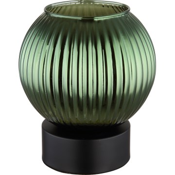 Globo - Stolní lampa 1xE27/25W/230V pr. 15 cm zelená