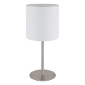 Globo - Stolní lampa 1xE27/40W/230V bílá