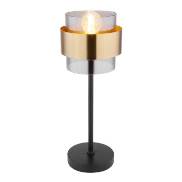 Globo - Stolní lampa 1xE27/60W/230V černá/mosaz