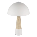 Globo - Stolní lampa 1xE27ILLU/40W/230V krémová