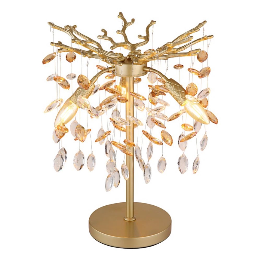 Globo - Stolní lampa 3xE14/40W/230V zlatá