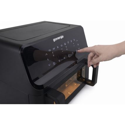 GORENJE AF2700BP - Horkovzdušná fritéza 9 l 2700W/230V černá