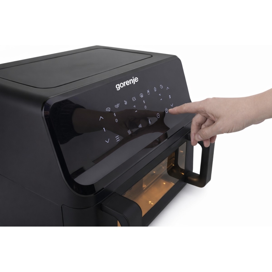 GORENJE AF2700BP - Horkovzdušná fritéza 9 l 2700W/230V černá