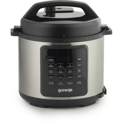 GORENJE GMC6SBK - Multifunkční elektrický hrnec 6 l 8v1 1000W/230V nerez