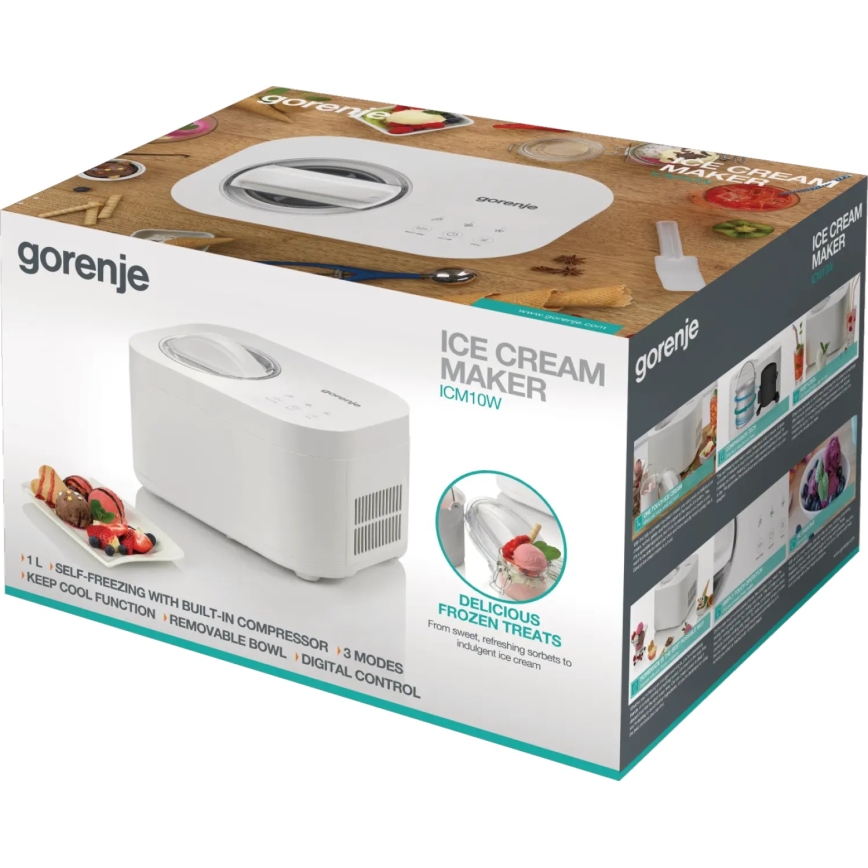 GORENJE ICM10W - Zmrzlinovač 100W/230V bílá