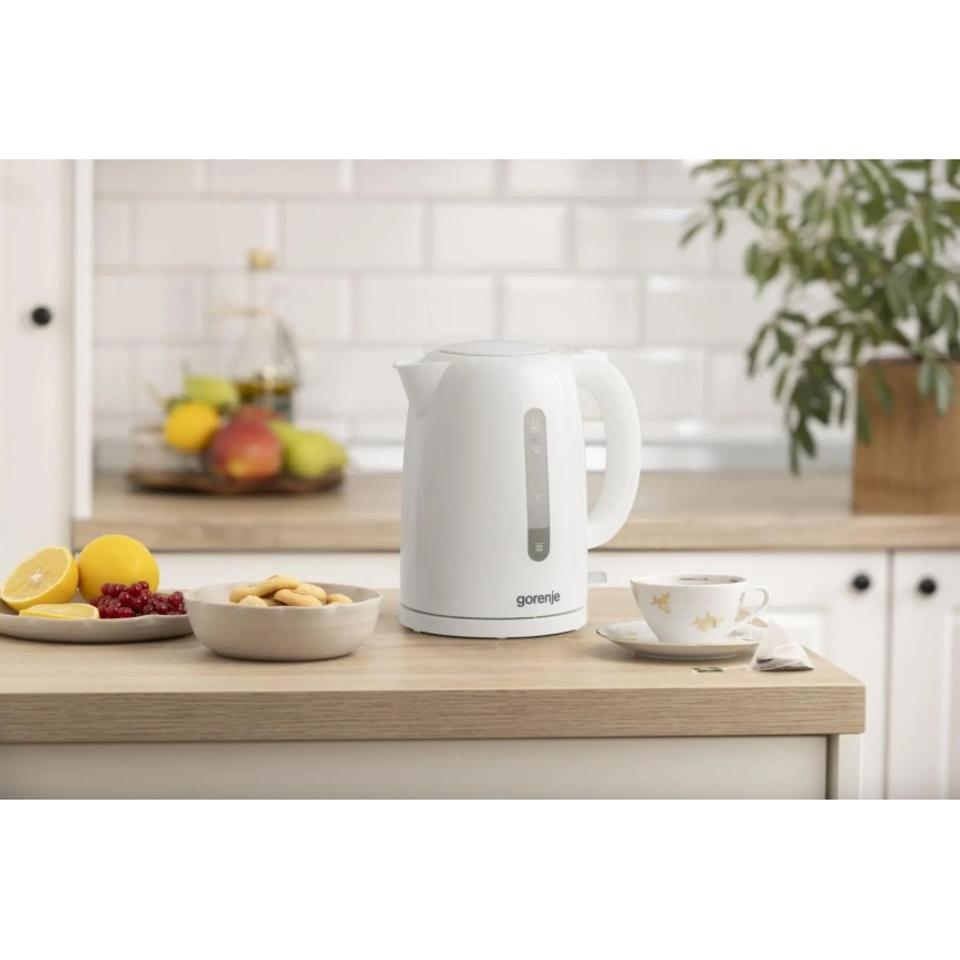 GORENJE K17W - Rychlovarná konvice 1,7 l 2200W/230V bílá