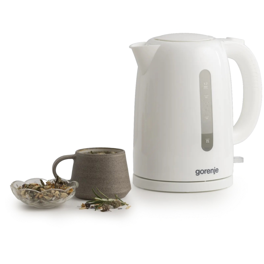 GORENJE K17W - Rychlovarná konvice 1,7 l 2200W/230V bílá