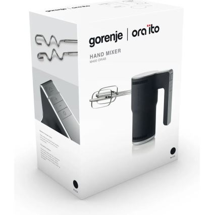 GORENJE M400ORAB - Ruční šlehač 400W/230V černá/nerez