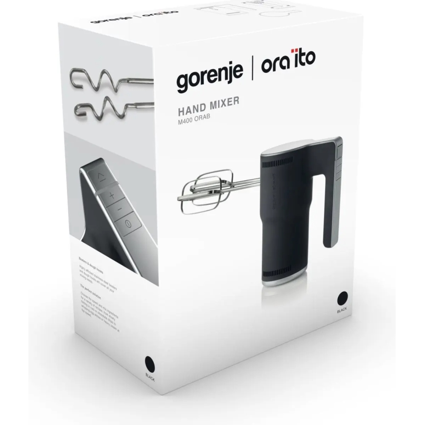 GORENJE M400ORAB - Ruční šlehač 400W/230V černá/nerez
